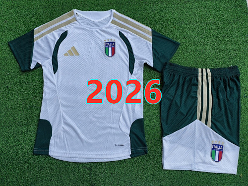 Italy Training Player Short Sleeve Kit S-2XL