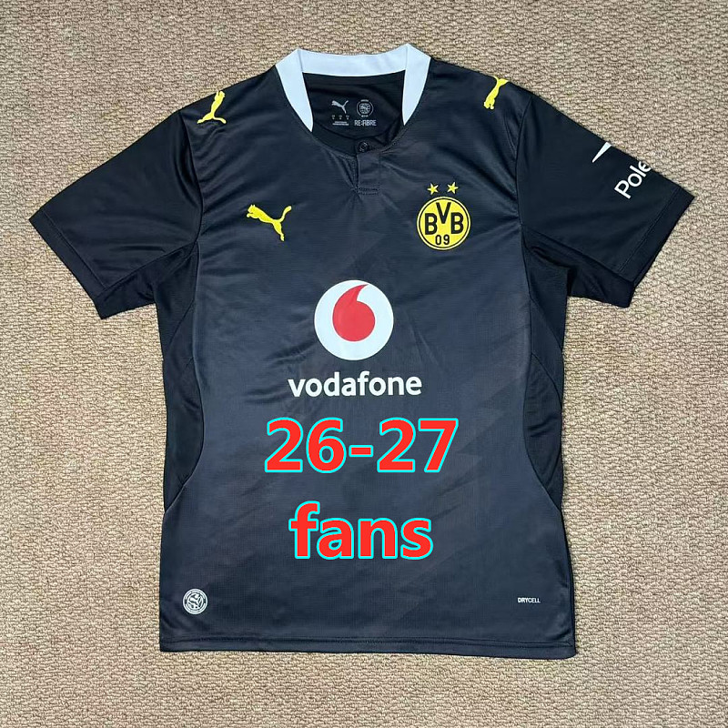 26-27 Dortmund Away Fans Version Jersey S-4XL
