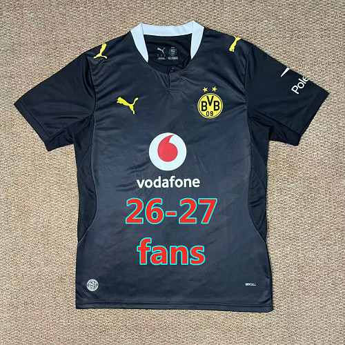 26-27 Dortmund Away Fans Version Jersey S-4XL