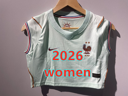 France Away Woman Short Vest S-2XL