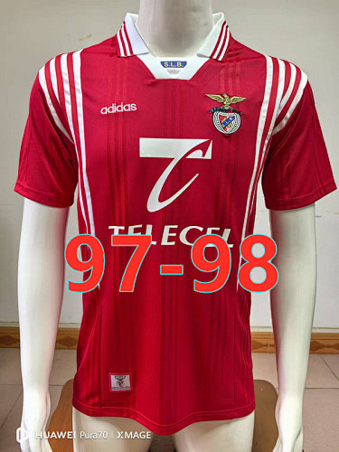 97-98 Benfica Home Retro Jersey S-2XL