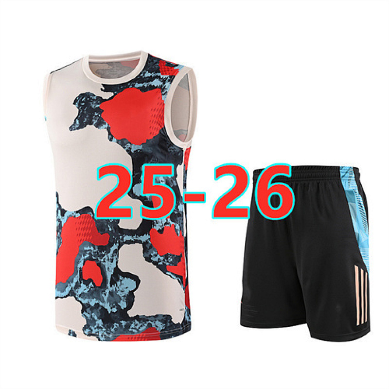 25-26 Bayern Short Sleeve Vest Tracksuit S-2XL