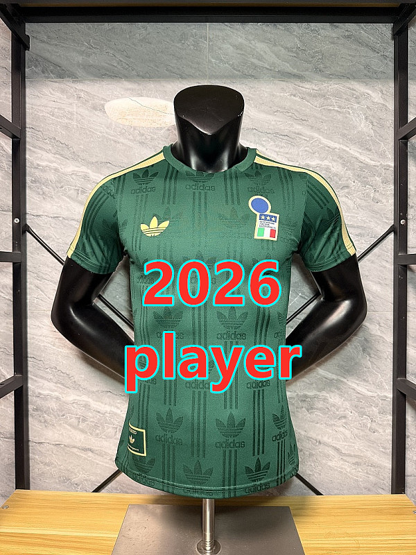 Italy Retro Player Version Jersey S-2XL