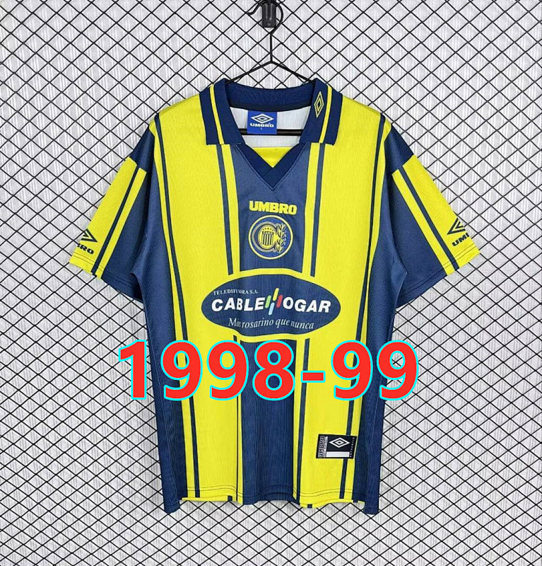 Rosario Central Home Retro Fans Version Jersey S-2XL