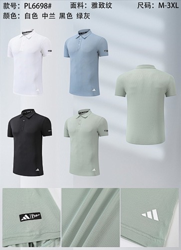 Adidas 26-27 A-D Short Sleeve Polo Jersey M-3XL Polo