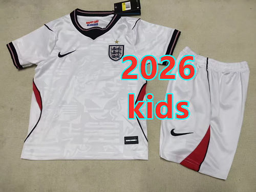 England Home Kids 8 Teams Kit 16 -28 8