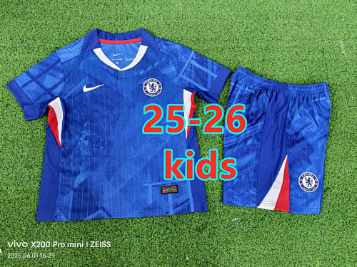 Fifa 25-26 Chelsea Home Player Kids Jersey+shorts 16 -28