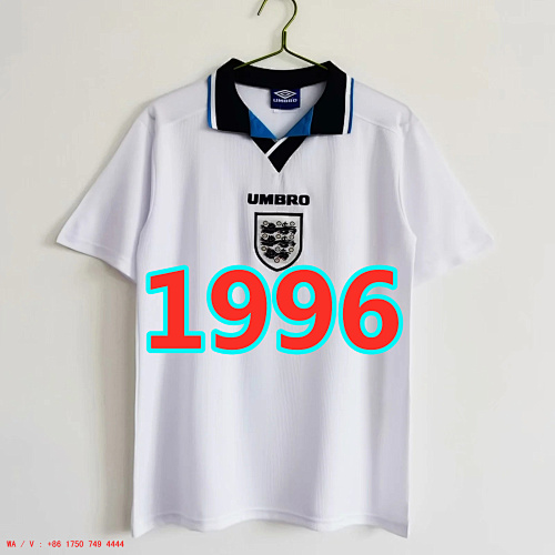 England Retro TopThai Quality Home Jersey S-4XL