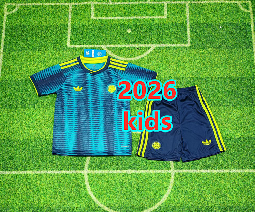 Colombia Away Kids 32 Teams Kit 16 -28 32