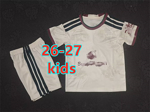 26-27 Manchester United Away Kids Jersey+shorts Kit 16 -28