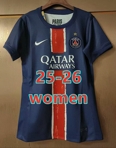 Balenciaga 25-26 Paris Psg Home Women Jersey S-2XL