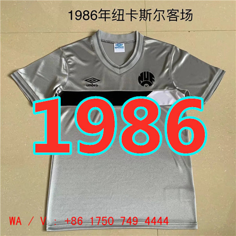 Newcastle United Retro TopThai Quality Away Jersey S-2XL