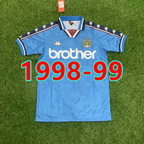 Manchester City Retro Home Jersey S-2XL