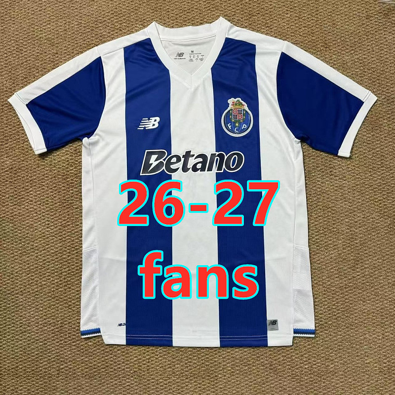 26-27 Porto Home Fans Version Jersey S-4XL