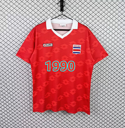 Costa Rica Home Retro Fans Version Jersey S-2XL