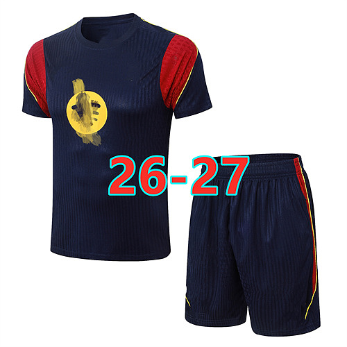 26-27 Barcelona Training Player Short Sleeve Kit S-3XL