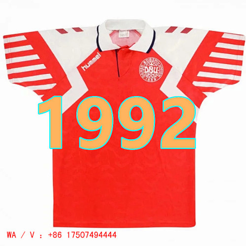 Denmark Retro TopThai Quality Jersey S-2XL