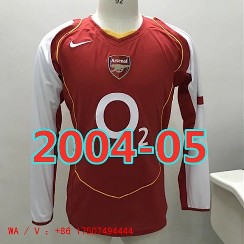 Arsenal Retro Home Long Sleeve Jersey S-2XL