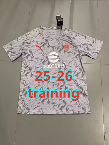25-26 AC Milan Training Fans Version Jersey S-2XL AC
