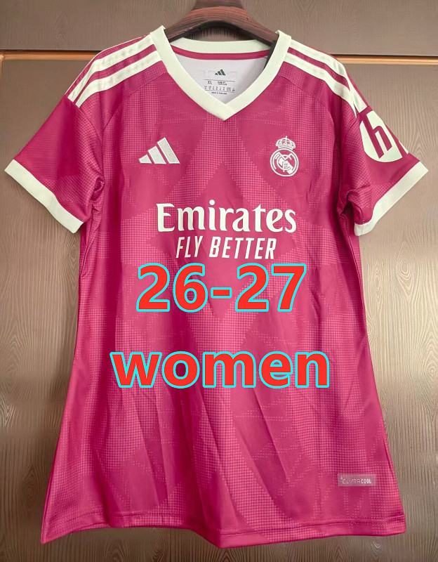 26-27 Real Madrid Away Women Jersey S-2XL