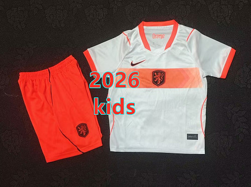 Netherlands Away Kids 32 Teams Kit 16 -28 32