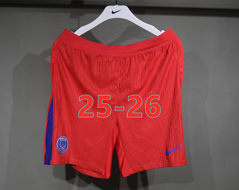 Balenciaga 25-26 Paris Psg Away Player Version Shorts S-2XL