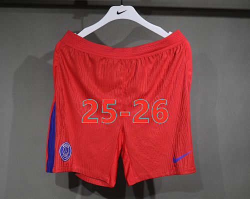 Balenciaga 25-26 Paris Psg Away Player Version Shorts S-2XL