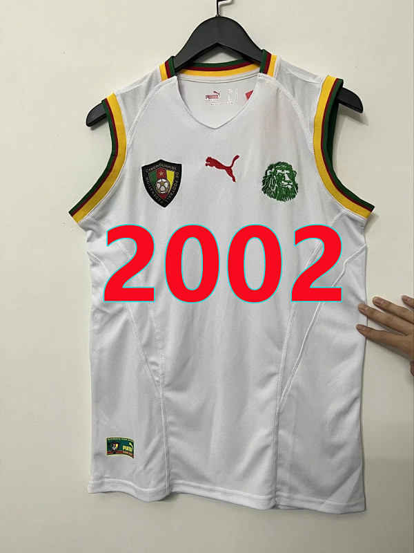 Cameroon Retro TopThai Quality Away Jersey S-2XL