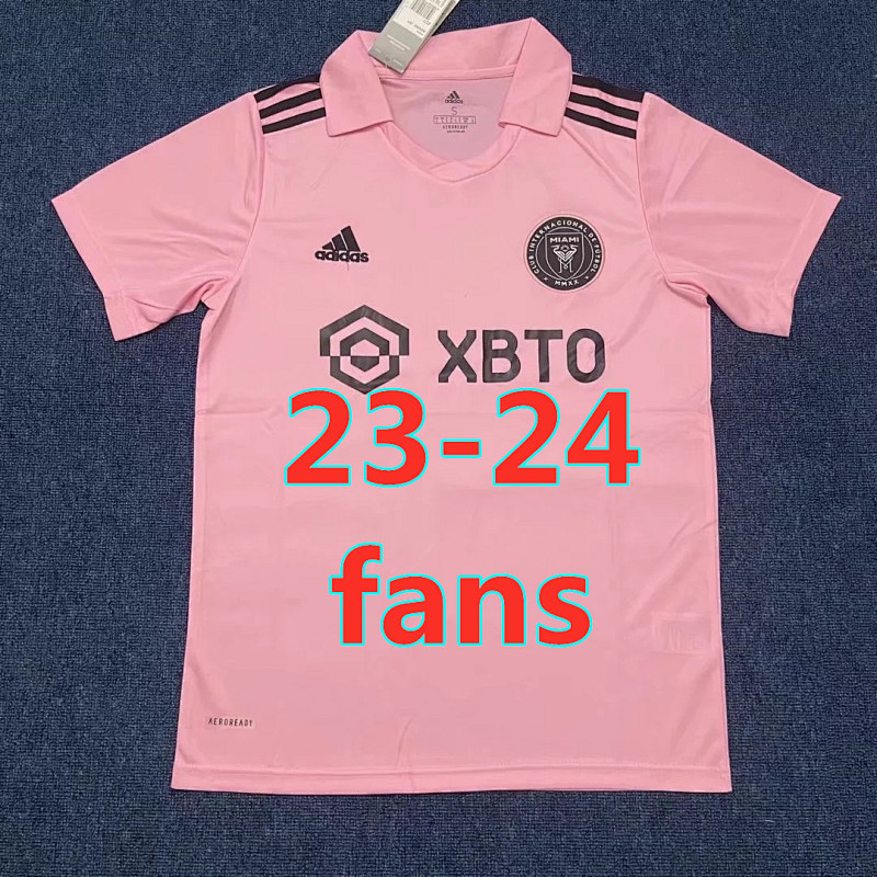 Inter Miami Fans Version 23-24 TopThai Quality Home Jersey S-2XL