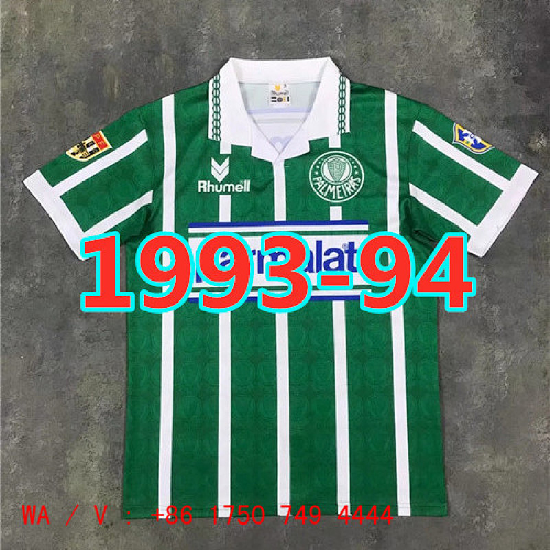 Palmeiras Retro TopThai Quality Home Jersey ID S-2XL