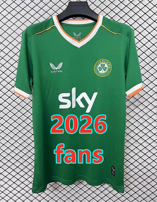 Ireland Home Fans Version Jersey S-4XL