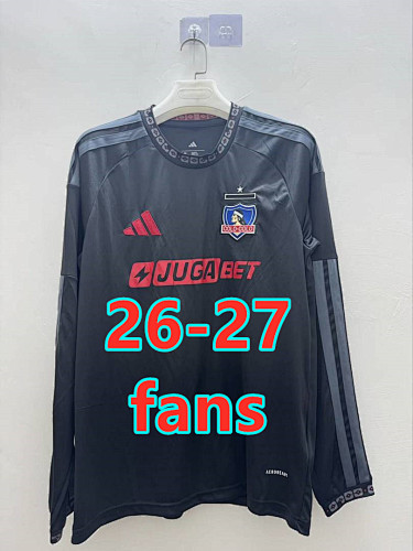 26-27 Colo-Colo Away Fans Long Jersey S-4XL