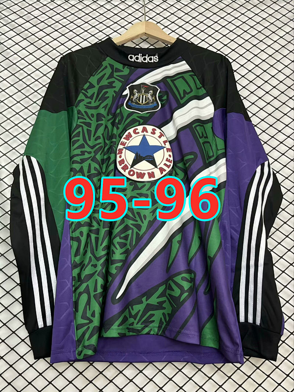 95-96 Newcastle United Goalkeeper Long Sleeve Jersey S-2XL