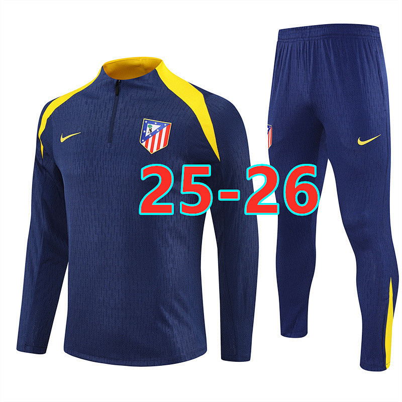 25-26 Atletico Madrid Player Long Sleeve Tracksuit S-2XL