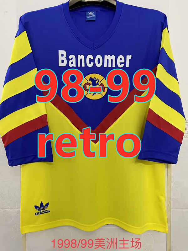 America Fans Version Retro 98-99 Home Jersey S-2XL