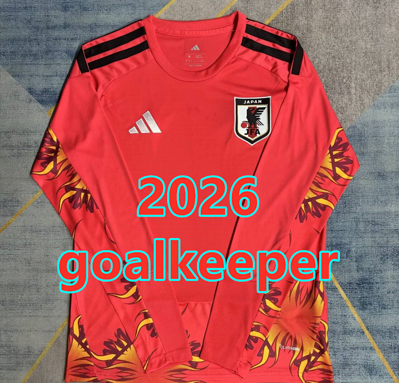 Japan Goalkeeper Fans Long Sleeve Jersey S-4XL