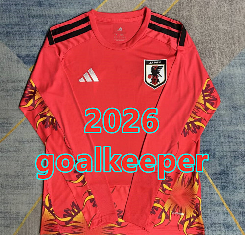 Japan Goalkeeper Fans Long Sleeve Jersey S-4XL
