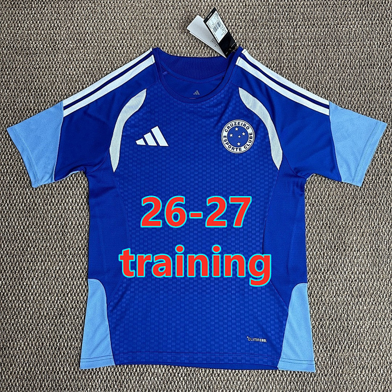 26-27 Cruzeiro Training Fans Version Jersey S-4XL