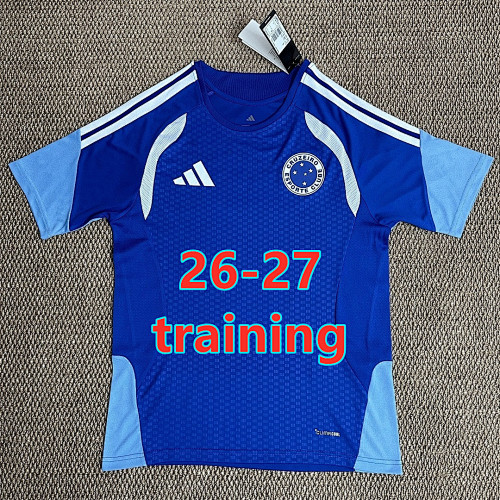 26-27 Cruzeiro Training Fans Version Jersey S-4XL
