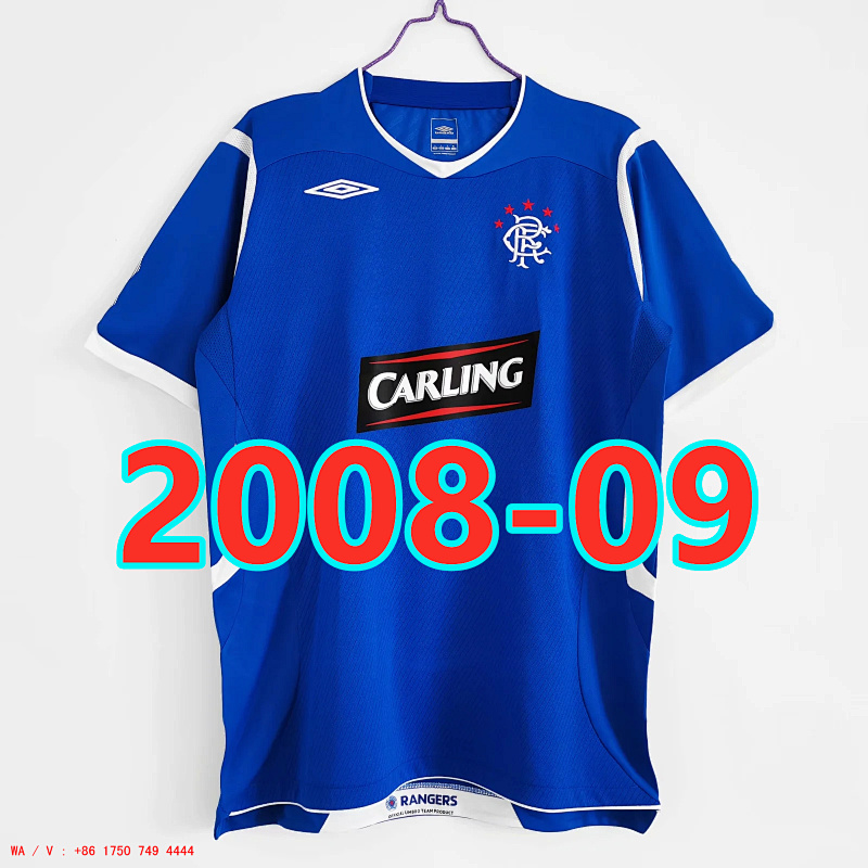 Rangers Retro TopThai Quality Home Jersey S-2XL