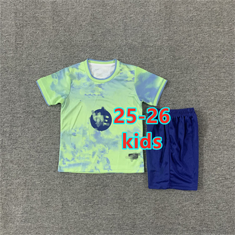 25-26 Barcelona Special Kids Jersey+shorts Kit 16 -28