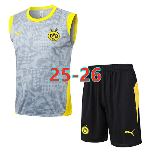 25-26 Dortmund Short Sleeve Vest Tracksuit S-2XL
