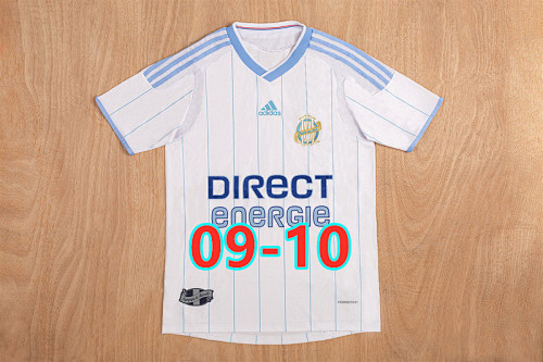 09-10 Marseille Home Retro Jersey S-2XL