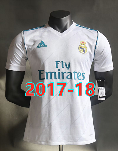 Real Madrid Home Player Retro Jersey S-3XL
