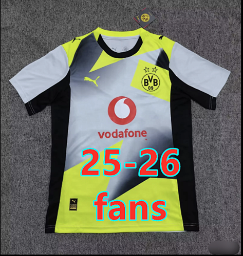 25-26 Dortmund Away Fans Version Jersey S-4XL