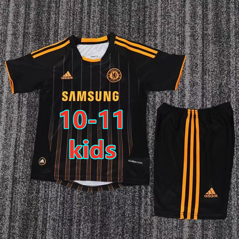 10-11 Chelsea Away Kids Retro Jersey+shorts Kit 16- 28