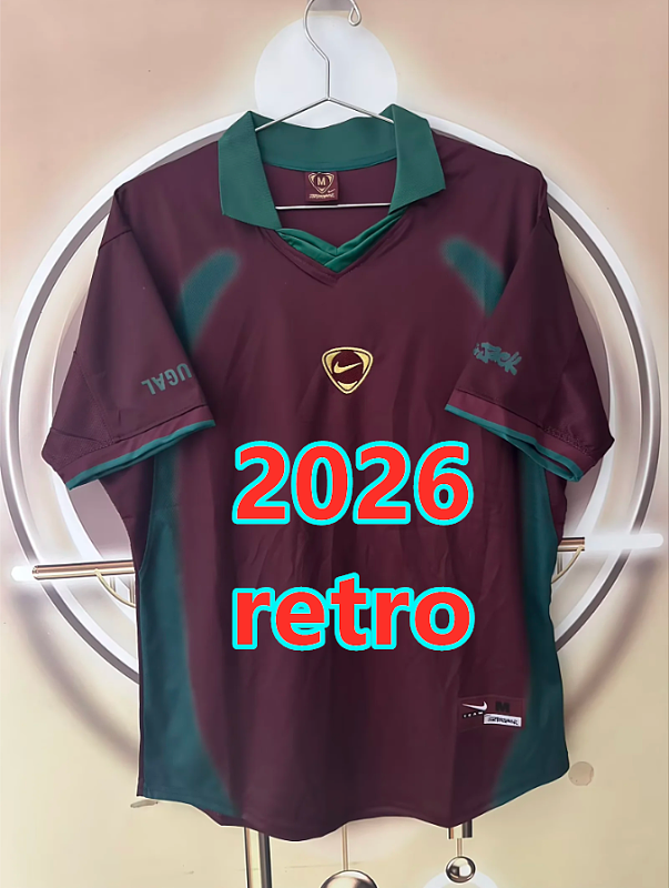 Portugal Retro Special Fans Version Jersey S-4XL