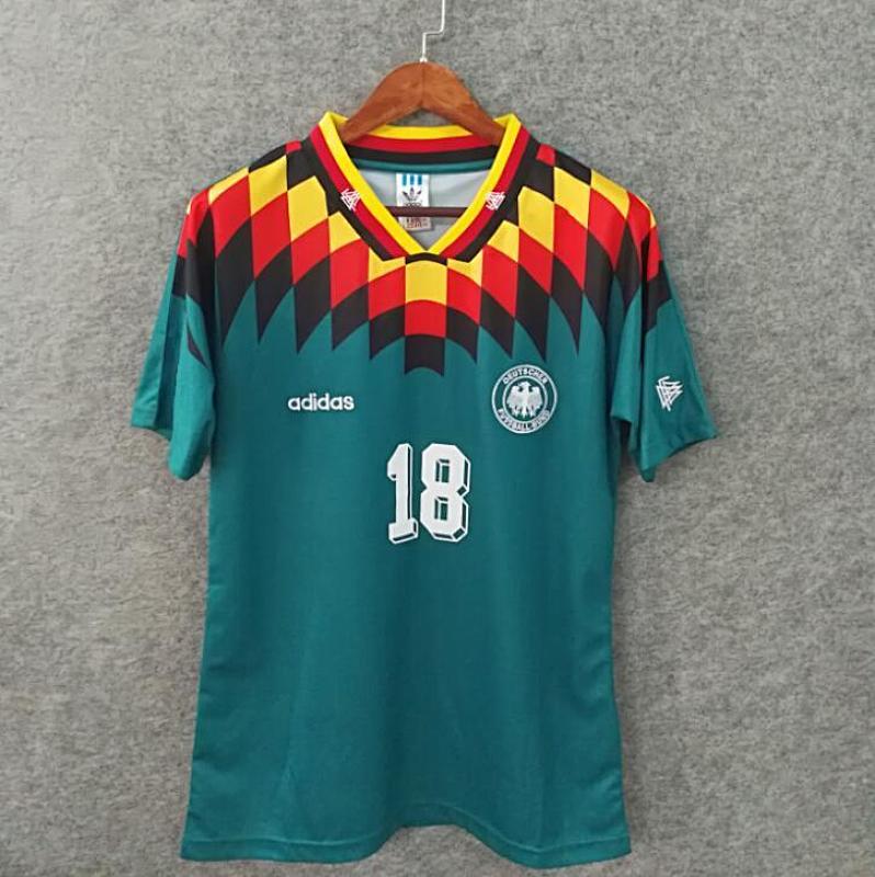 Germany Retro S-4XL Away Jersey Ob.ox