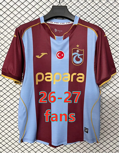 26-27 Trabzonspor Home Fans Version Jersey S-4XL