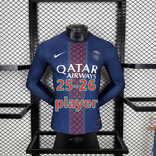 Balenciaga Fifa 25-26 Paris Psg Home Player Long Jersey S-2XL